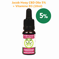[ヨロッパ直送] Jacob Hooy CBD Olie 5% + Vitamine D3 (10ml)