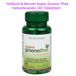 [ヨロッパ直送] Holland & Barrett Super Groene Thee Vetverbrander (60 Tabletten)